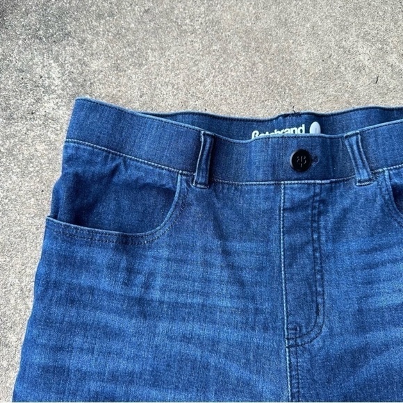 Betabrand Pull On Skinny Jeans Womens Large Blue - Picture 2 of 6